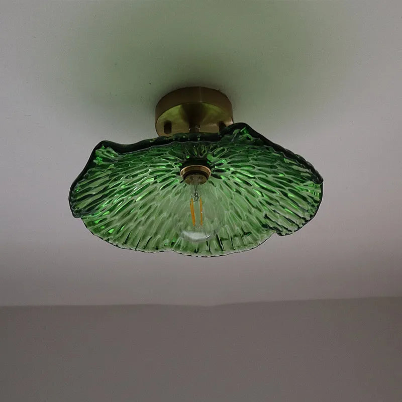 LED Glass Ceiling Lamp Modern Indoor Lighting Fixture