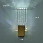 Crystal Brass LED Wall Lamp Sconce for Modern Luxury Art Decor