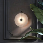 Modern Art Stone LED Wall Lamp for Bedroom, Living Room, and Hotel Background