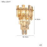 European Crystal Luxury Chandelier Gold Room Decor Hanglamp