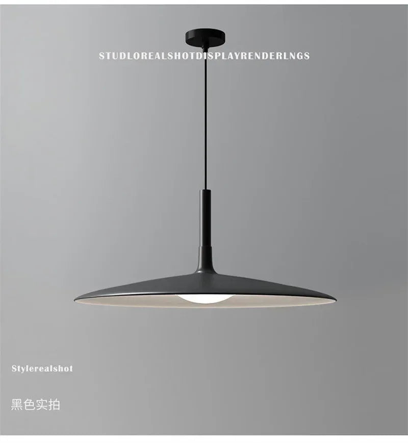 LED UFO Pendant Lights: Nordic Aluminium Round Lamps for Home Decor and Indoor Lighting