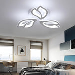 Flower Acrylic Chandelier: Modern Minimalist Living Dining Room Ceiling Light