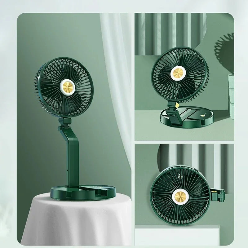 LED Desk Lamp with Fan, Reading Light, Bedside Table Lamp