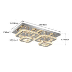 Crystal Ceiling Chandelier: Luxury LED Pendant Lighting for Modern Living Room Decor