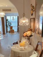 Medieval Crystal Wall Lamp Luxury Glass Ceiling Lights