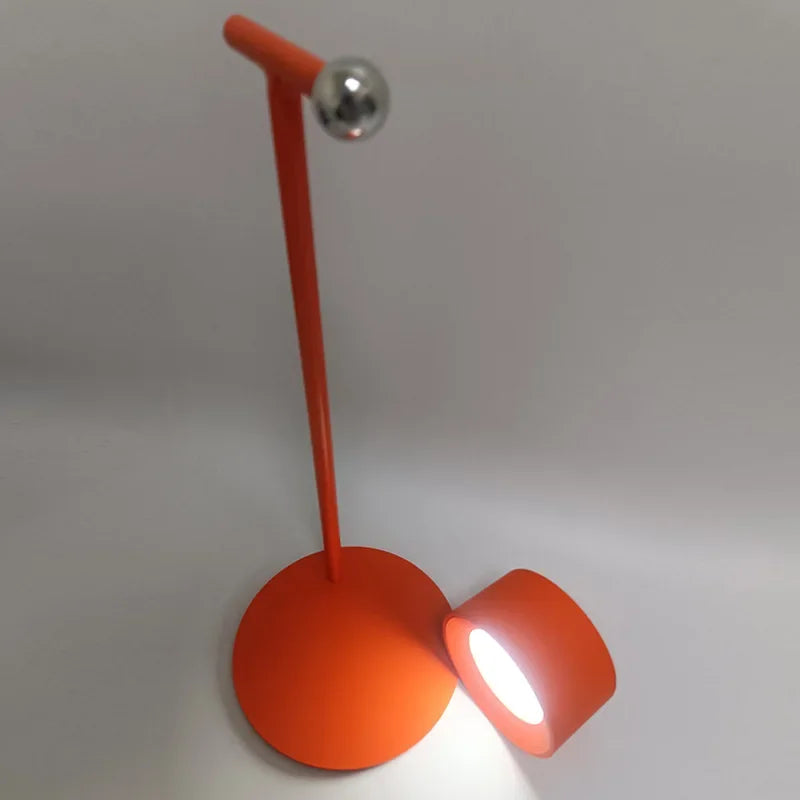 RGB Desk Lamp: Portable, Magnetic, Rechargeable, 360° Rotation, Wall Mount, Reading Light