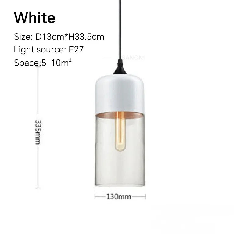 Nordic LED Glass Pendant Lights - Modern Wood Art for Stylish Living Spaces