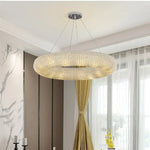 Crystal Luxury Loft Pendant Light with LED E14 Bulb for Living Room