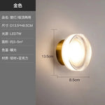 Nordic Minimalist LED Wall Lamp for Modern Small Bedrooms