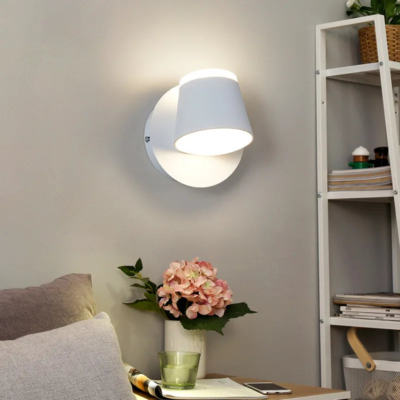 Nordic LED Wall Lamp for Bedroom Study Living Room Indoor Sconce Lighting