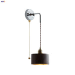 Walnut Ash LED Wall Sconce Adjustable Japanese Style Stair Light Fixtures