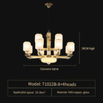 Luxe Jade Chandelier for Living Room, Villa, and Duplex Hall