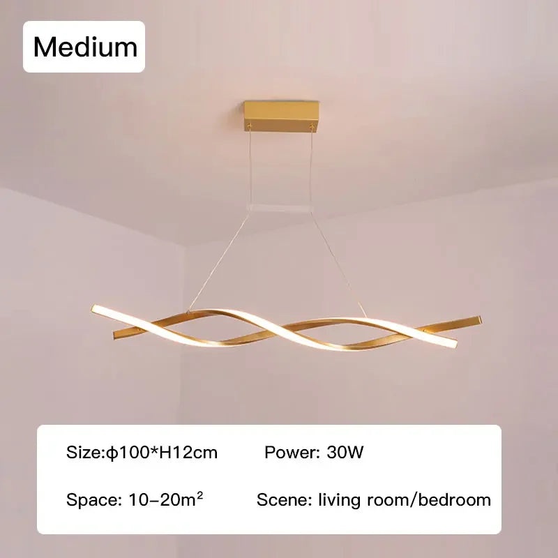 Modern Dimmable LED Pendant Lights for Kitchen Dining Office Chandelier