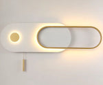 Modern Rocker Arm Wall Lamp for Bedroom Living Room Aisle, Danish Design