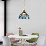 Afralia™ Blue Glass LED Pendant Light - Nordic Modern Hang Lamp