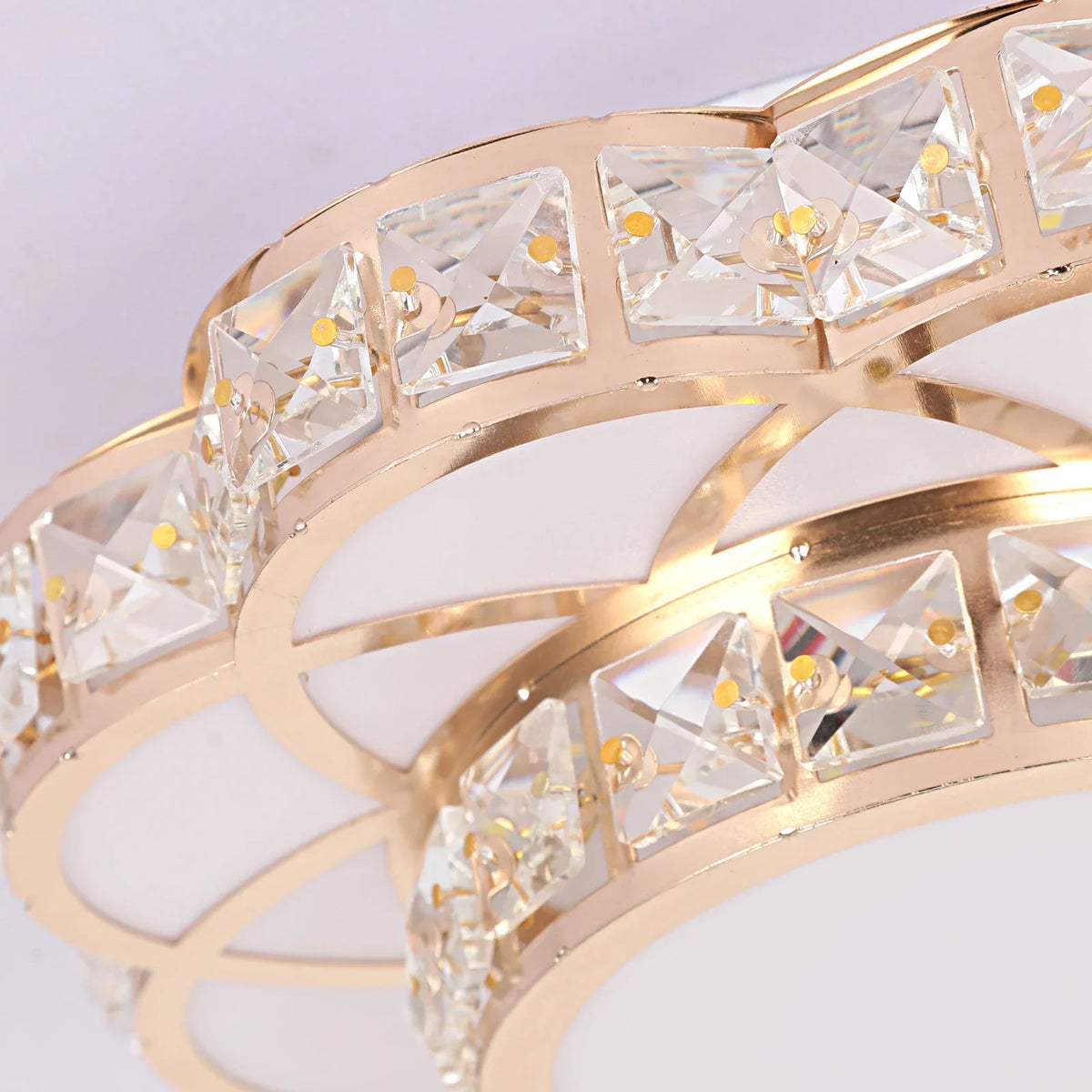Flower Crystal LED Ceiling Lamp Chandelier Light for Home Hotel Living Room