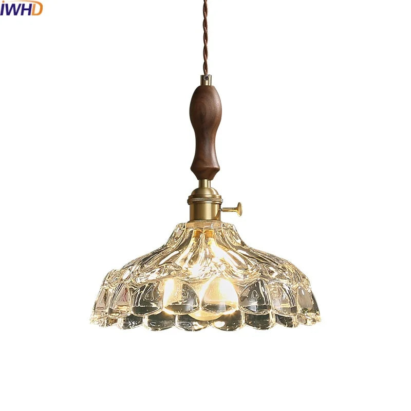 Nordic LED Glass Pendant Light - Modern Home Decor for Dining Room & Stairway