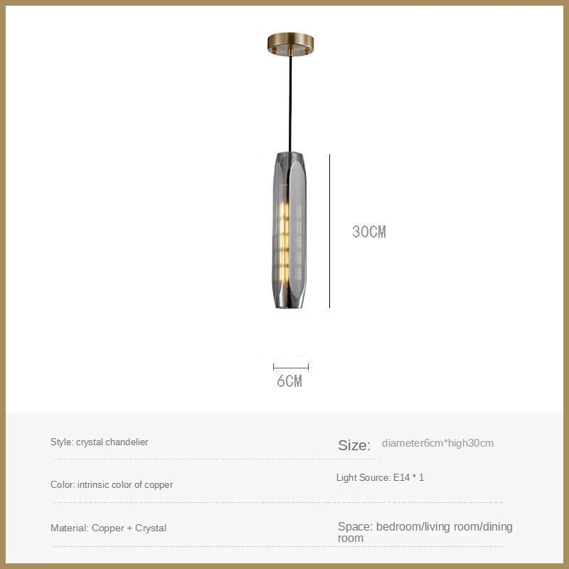 Crystal LED Pendant Lights for Home Decor Lighting