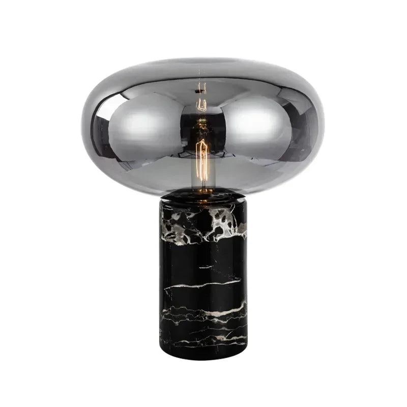 Glass Ball Marble Desk Lamp - Postmodern Minimalist Designer Bedroom Living Room Decoration