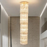 Sky High Crystal Chandelier Pendant Light Living Room Villa Main Light