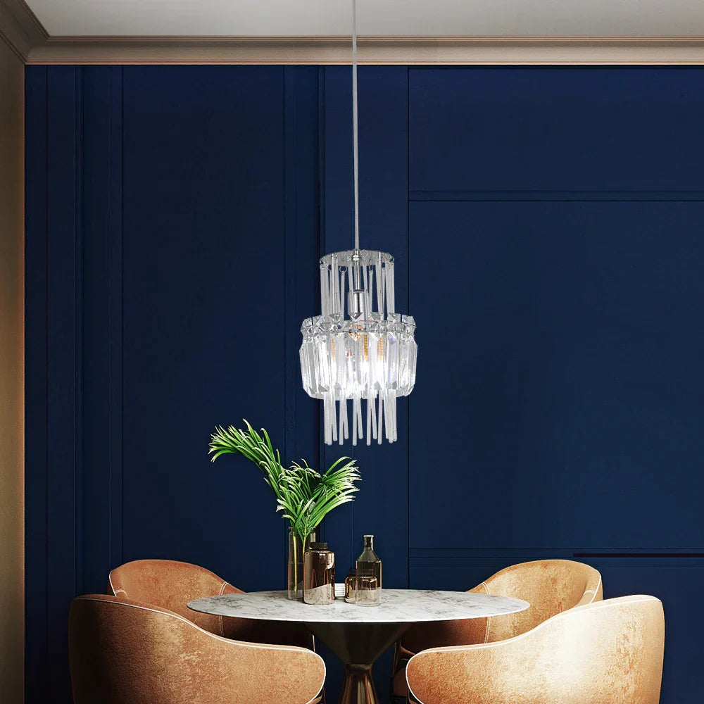 Crystal Glass Ceiling Chandelier for Bright Home Hotel Decor