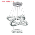 Crystal Chandelier Pendant Lamp for Dining Room and Bedroom