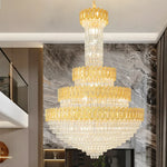 Postmodern Crystal Chandelier for Luxury Living Room and Hotel Lobby