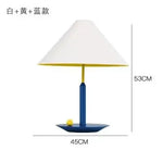 Scandinavia Metal Desk Lamp with E27 Led Bulb for Bedroom