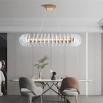 Coral Flower Crystal Chandelier: Modern Luxury LED Pendant Lighting for Home