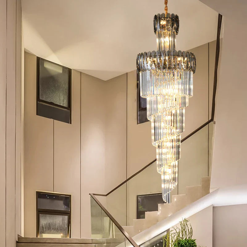 Crystal Luxury Chandelier: Modern Design, Elegant Living Room Decor