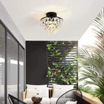 Crystal LED Chandelier Ceiling Lamp for Living Dining Room Decor