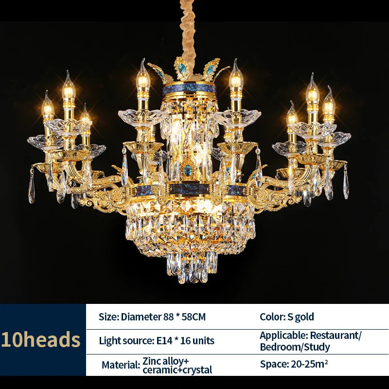 Modern Crystal Chandelier for Livingroom and Restaurant