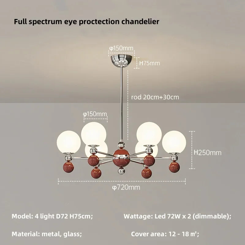 Modern Full Spectrum LED Pendant Hanging Light for Dining Room Decor