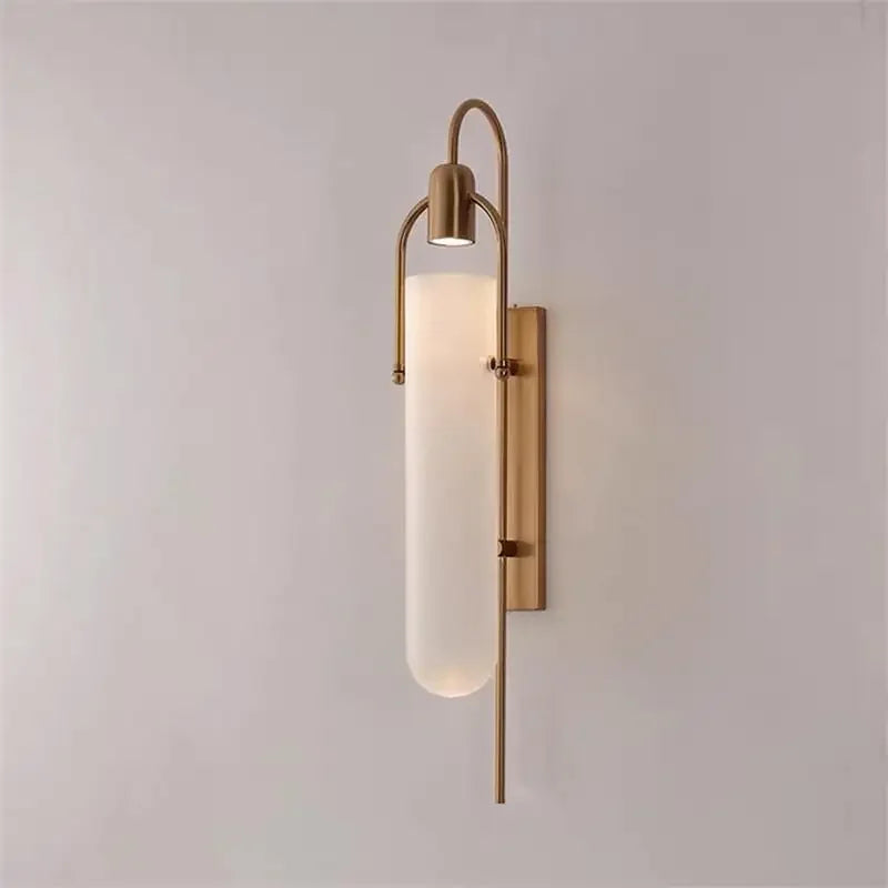 Modern Glass Wall Sconce Light Fixture for Bedside Living Room