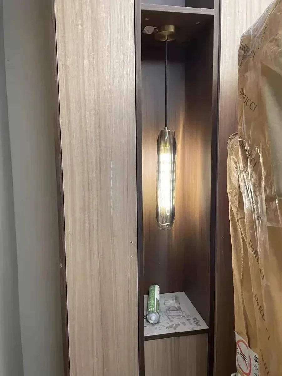 Crystal Tulip Chandelier: Postmodern American Style Bedroom Bar Bedside Light