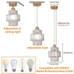 Crystal Chandelier: Modern LED Ceiling Lamp for Living Room, Hotel Lobby, and Hallway
