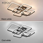 LED Ceiling Light: Modern Dimmable Fixture for Home Living Room, Bedroom, Dining Room