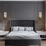 Gold Crystal Wall Light Luxury Modern K9 Crystal Interior Wall Lamp