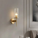 Nordic Copper Gold Wall Lamp for Home Bedroom Living Room