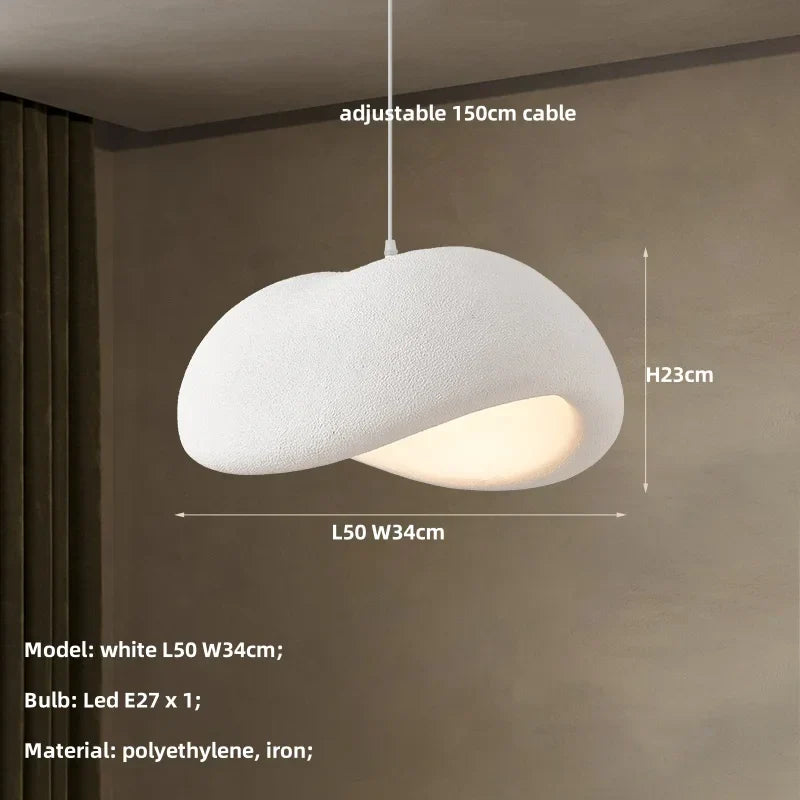 Nordic Loft LED Pendant Lights White Chandelier for Dining Room Decor Luminarias