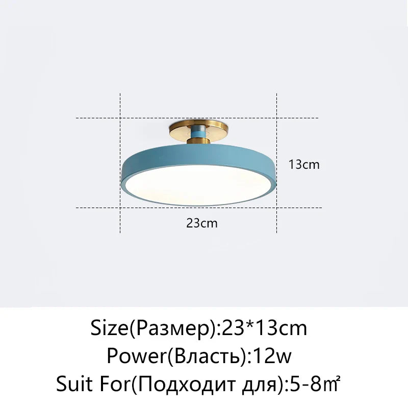 LED Ceiling Lamp for Living Room Study Child Bedroom Indoor Lighting
