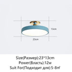 LED Ceiling Lamp for Living Room Study Child Bedroom Indoor Lighting