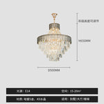 Shell Art Color Chandelier Luxury Lighting for Living & Dining Rooms