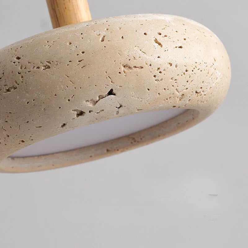 Stone Pendant Lamp: Bedroom Kitchen LED Lighting Fixture