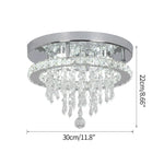 Crystal LED Sun Moon Chandelier Pendant Light for Living Dining Bedroom