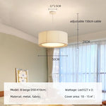Modern Minimalist E27 LED Pendant Chandelier for Dining Room and Bar