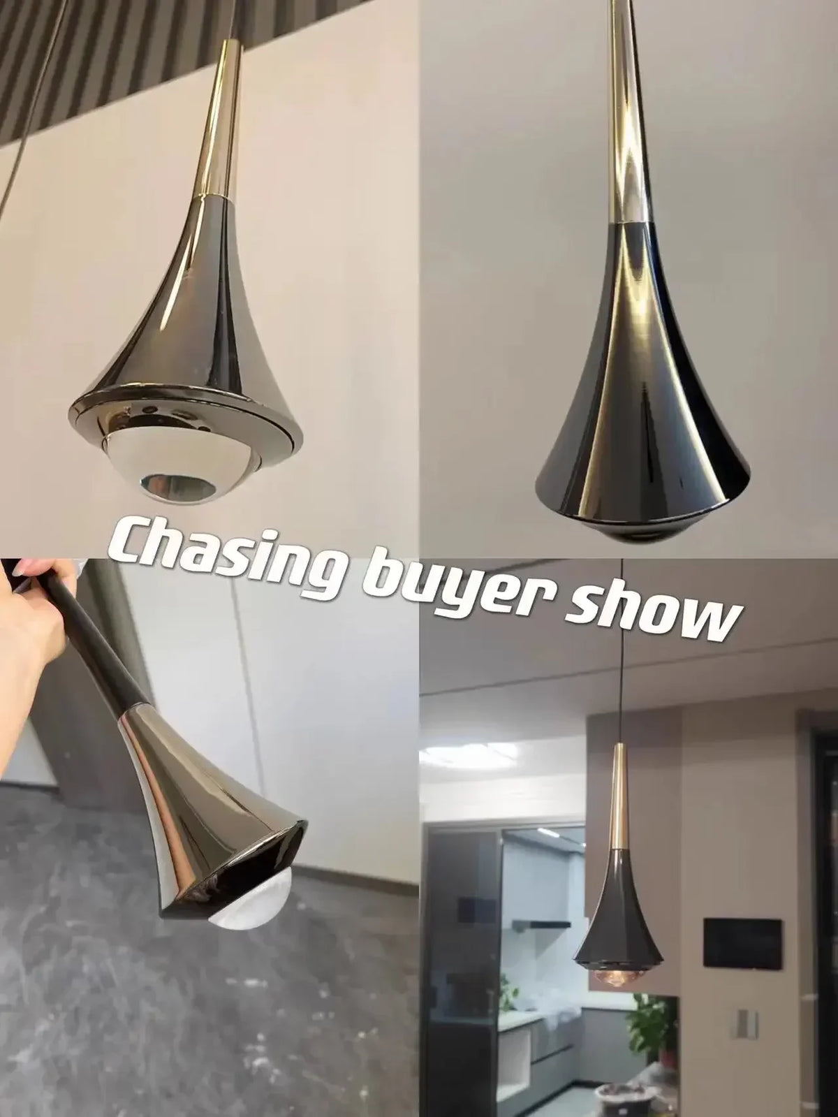 Modern LED Pendant Light Fixture for Bedroom Living Room Kitchen Dining Home Decor