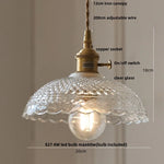 Wicker Glass LED Pendant Light - Modern Adjustable Fixture for Restaurant & Coffee Bar