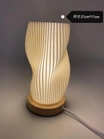 Nordic Girl Bedside Desk Light: USB Dimming Decorative Night Light