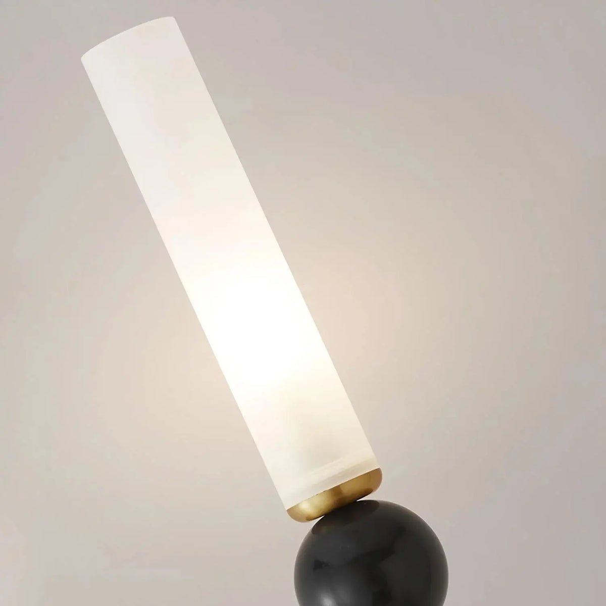 Modern Copper Base Glass Shade Wall Lamp for Living Room Lighting